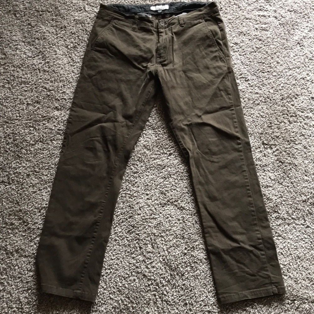 Green Khaki Pants Flag&Anthem NEVER WORN